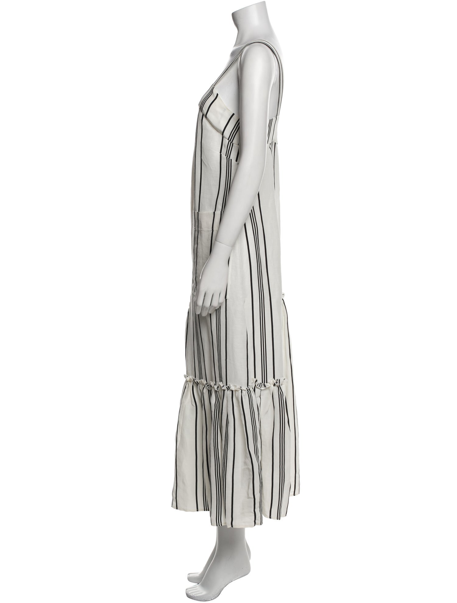 Apiece Apart Linen Long Dress