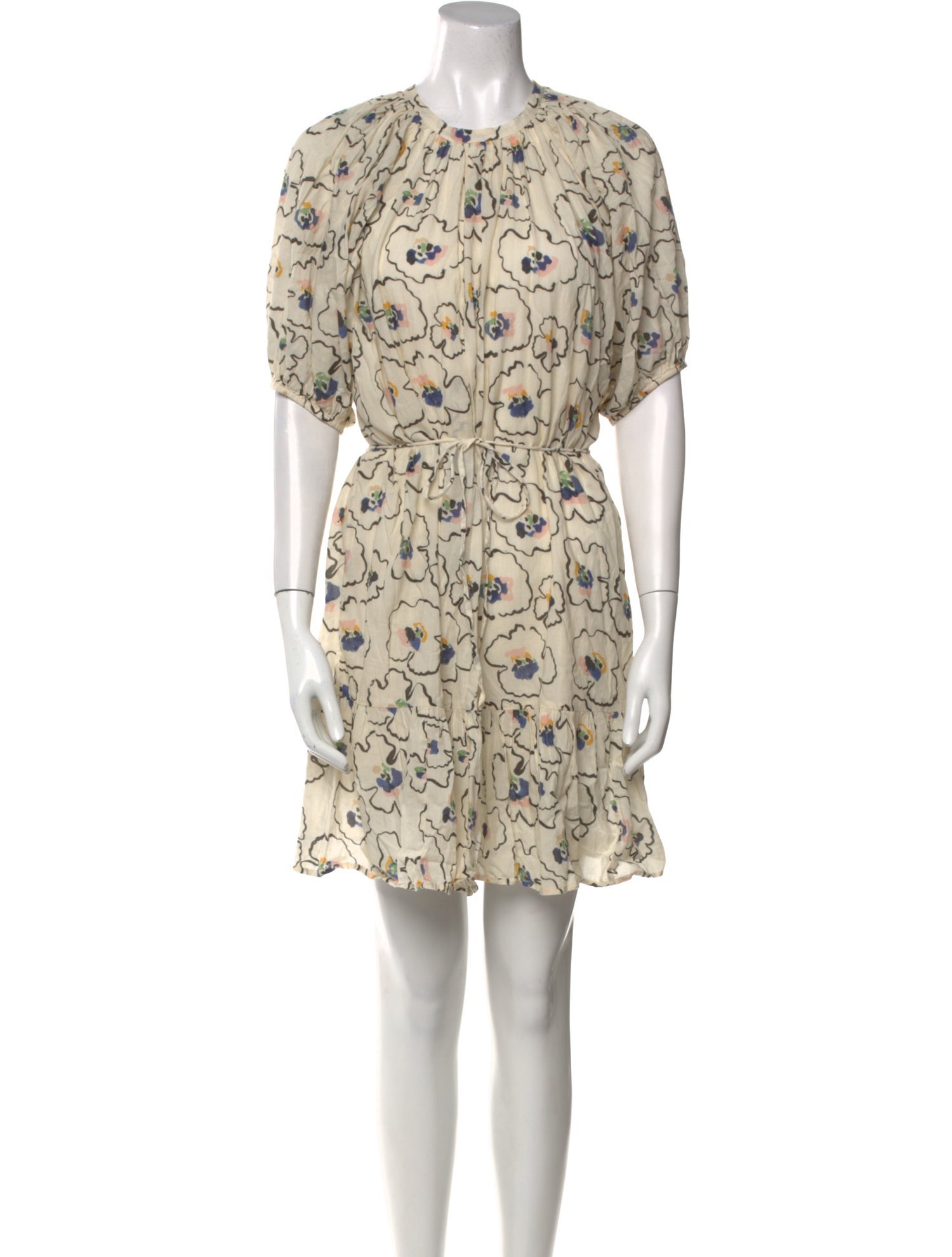 Apiece Apart Printed Mini Dress