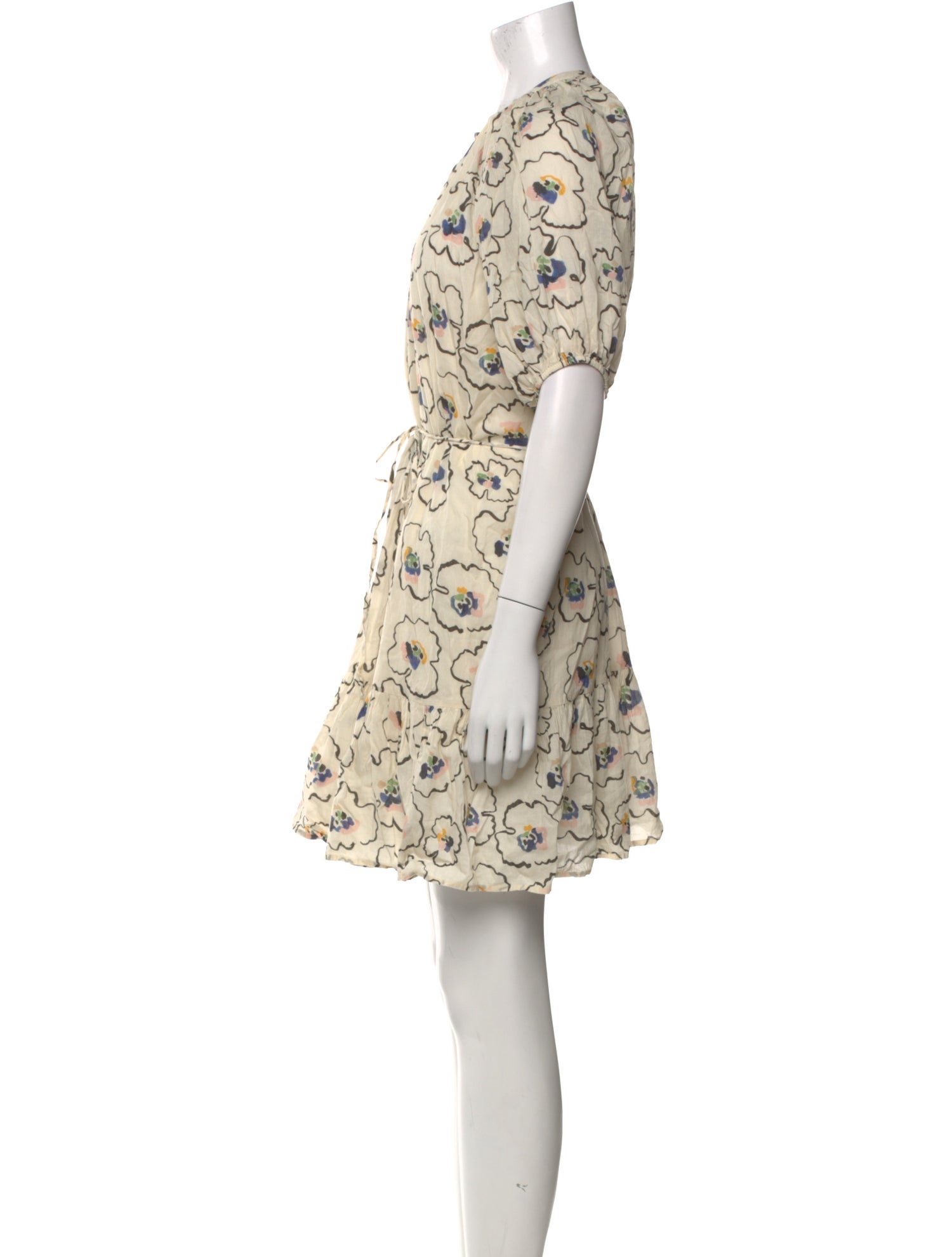 Apiece Apart Printed Mini Dress