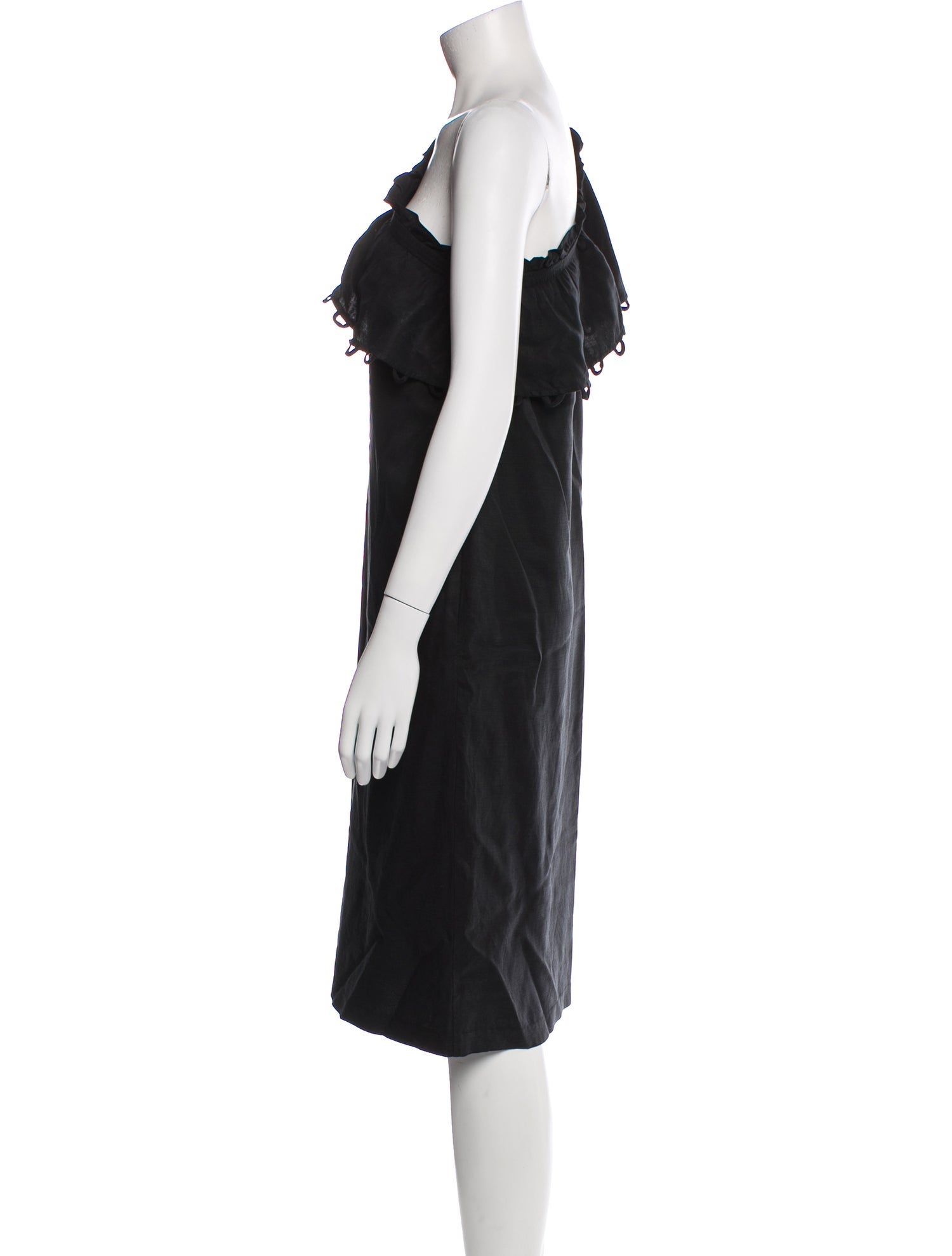 Apiece Apart One-Shoulder Midi Length Dress