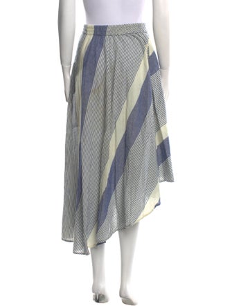 Apiece Apart Striped Midi Length Skirt