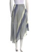 Apiece Apart Striped Midi Length Skirt