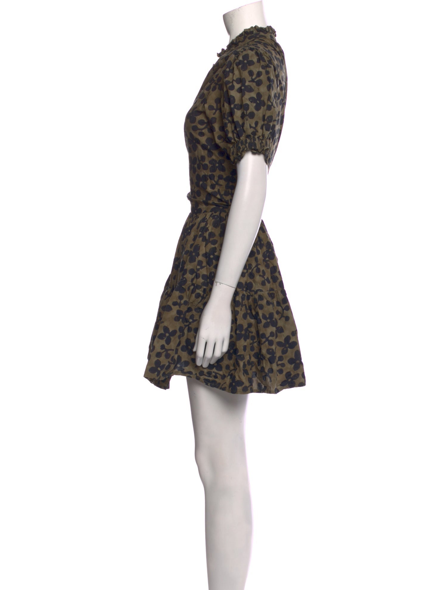 Apiece Apart Floral Print Mini Dress