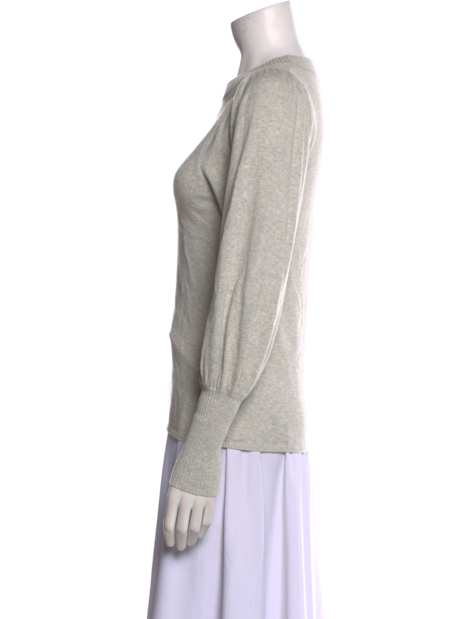 Apiece Apart Scoop Neck Long Sleeve Sweatshirt