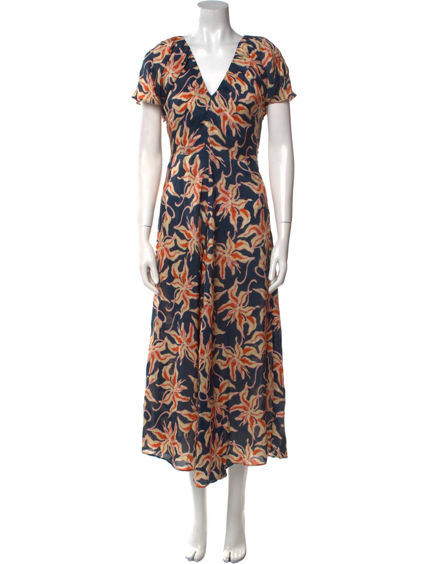 Apiece Apart Silk Long Dress