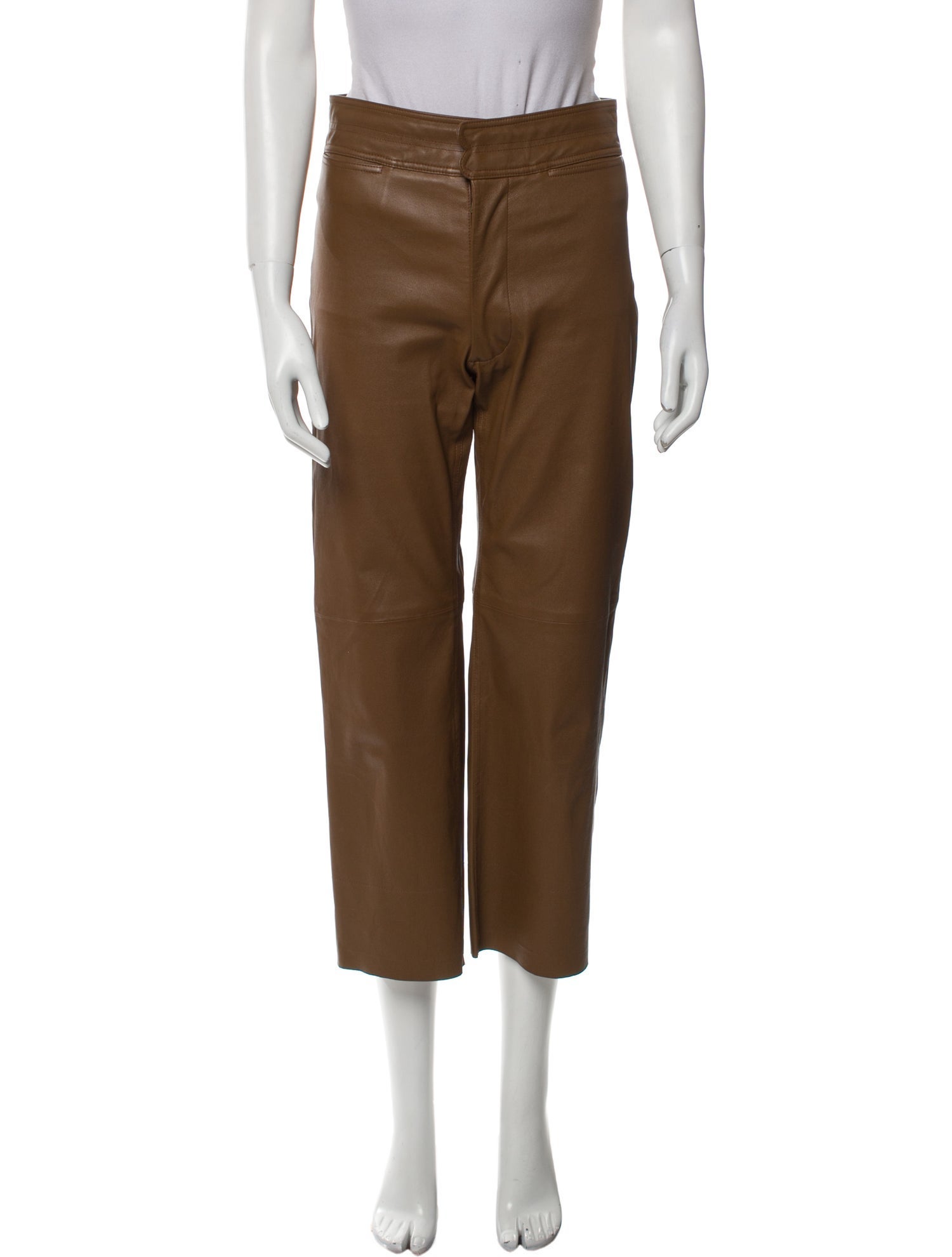Apiece Apart Leather Wide Leg Pants