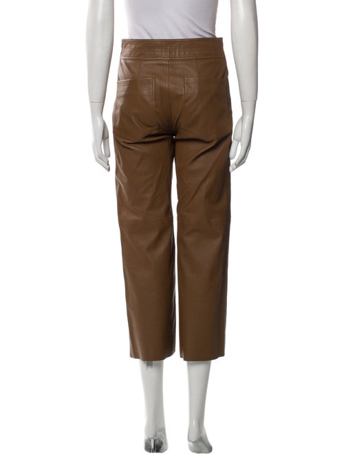 Apiece Apart Leather Wide Leg Pants