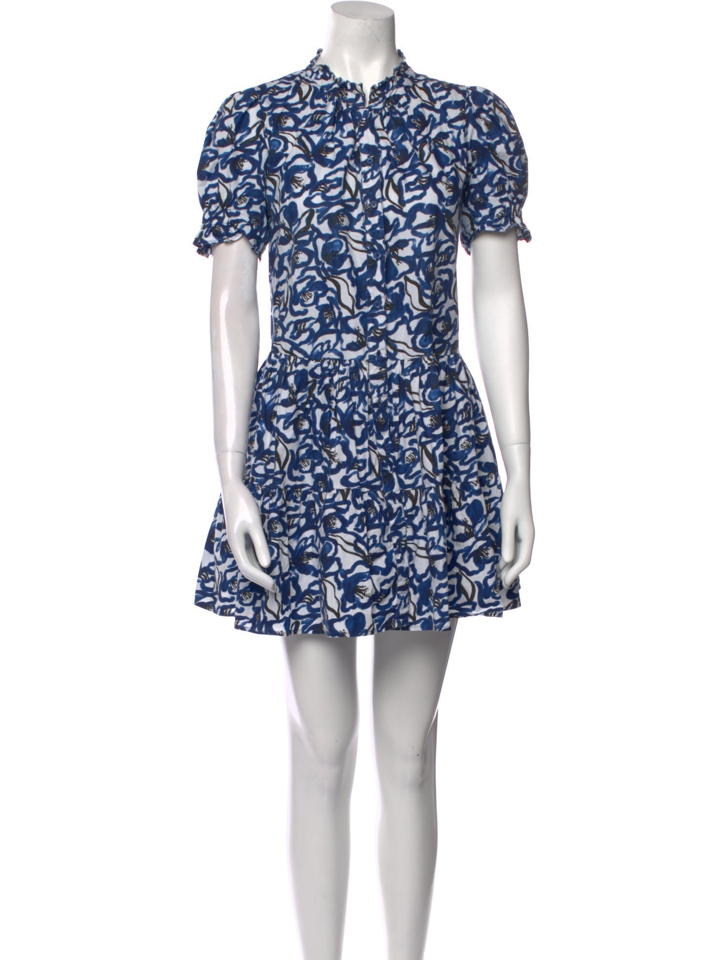 Apiece Apart Floral Print Mini Dress