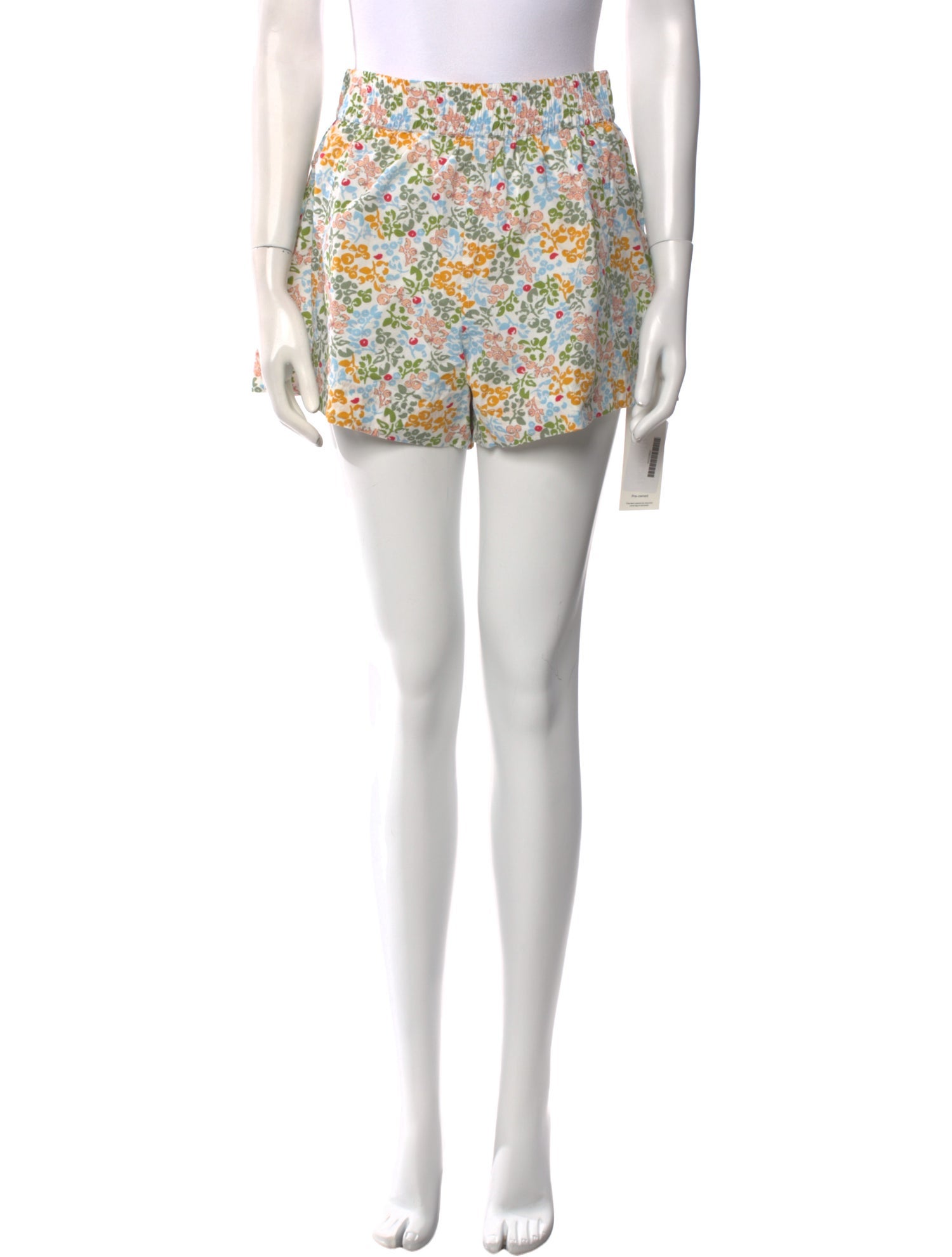 Apiece Apart Floral Print Mini Shorts