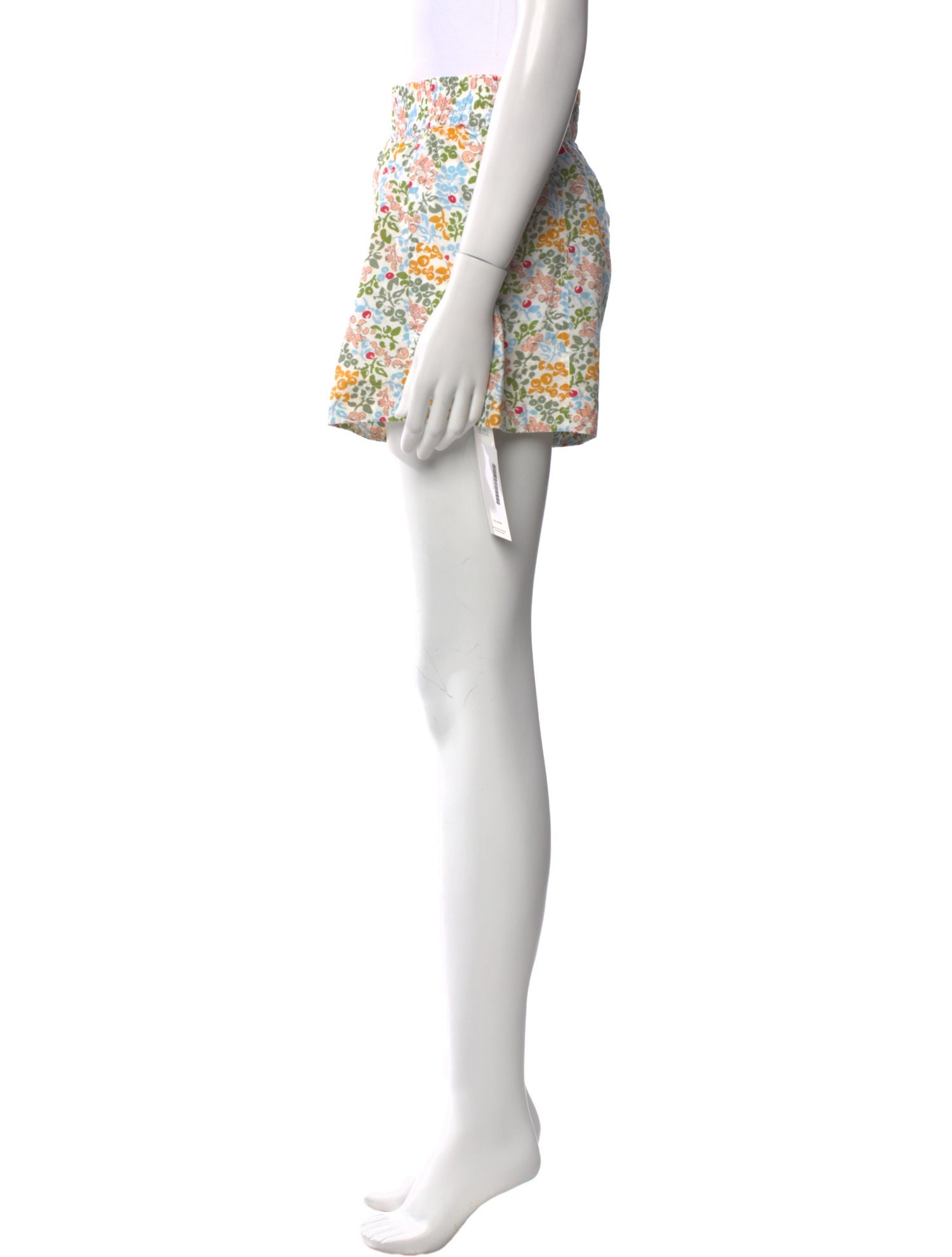 Apiece Apart Floral Print Mini Shorts