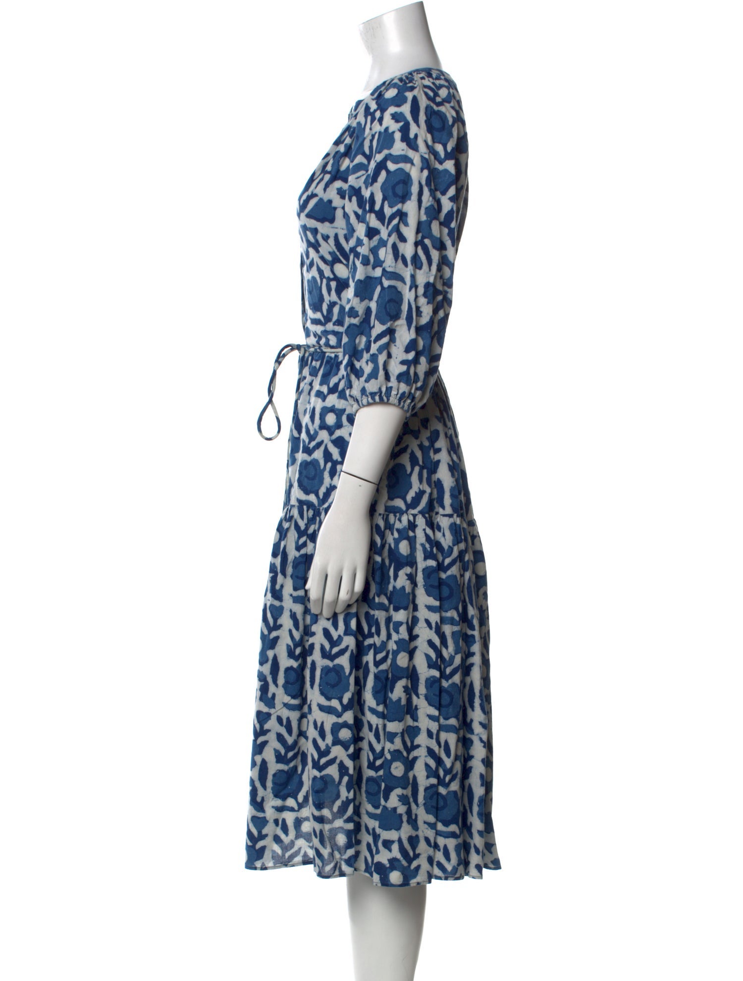 Apiece Apart Printed Midi Length Dress