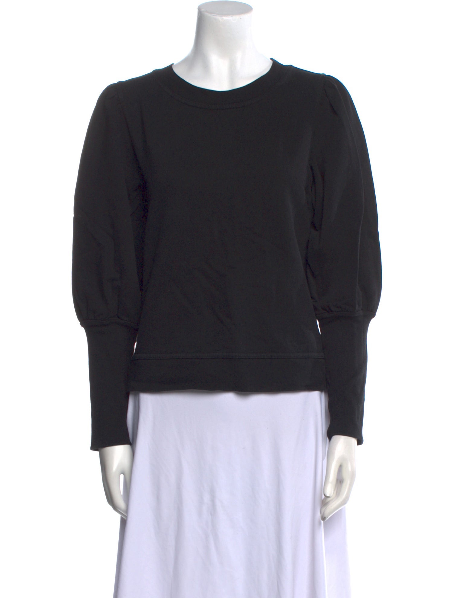 Apiece Apart Crew Neck Long Sleeve Sweatshirt