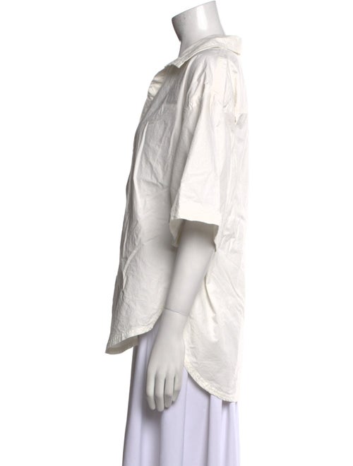 Apiece Apart Short Sleeve Button-Up Top