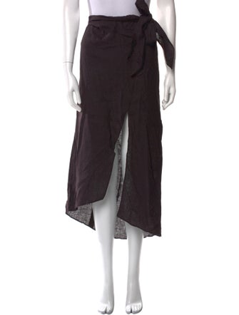 Apiece Apart Linen Midi Length Skirt