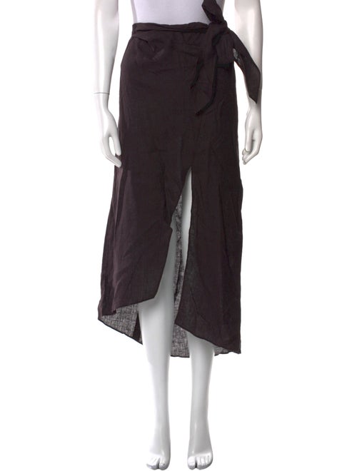 Apiece Apart Linen Midi Length Skirt