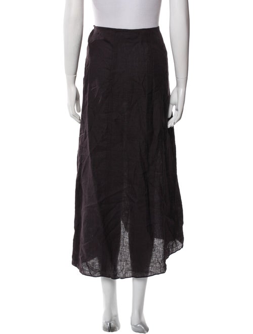Apiece Apart Linen Midi Length Skirt