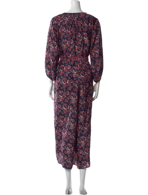 Apiece Apart Silk Printed Jumpsuit