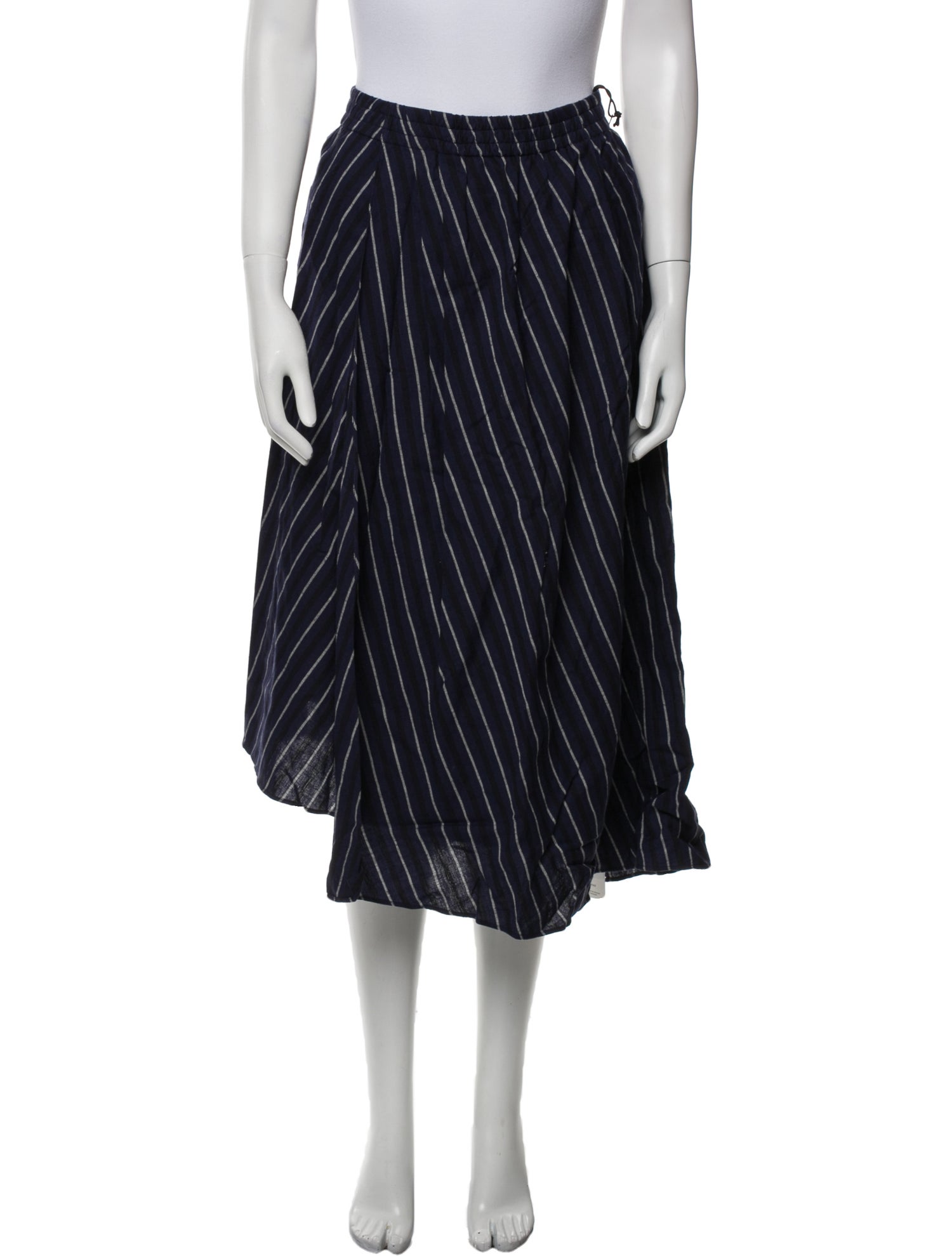 Apiece Apart Striped Midi Length Skirt w/ Tags