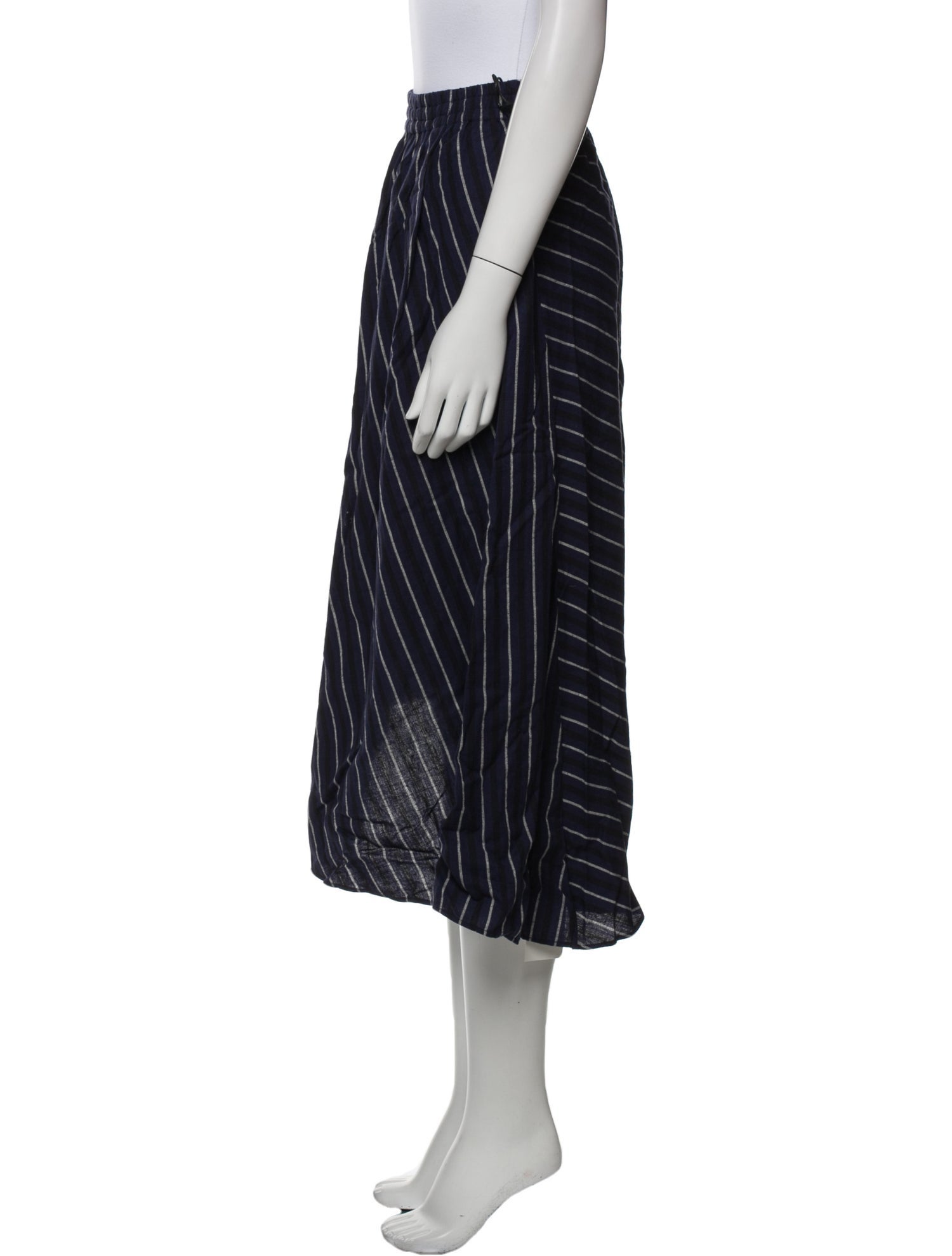 Apiece Apart Striped Midi Length Skirt w/ Tags