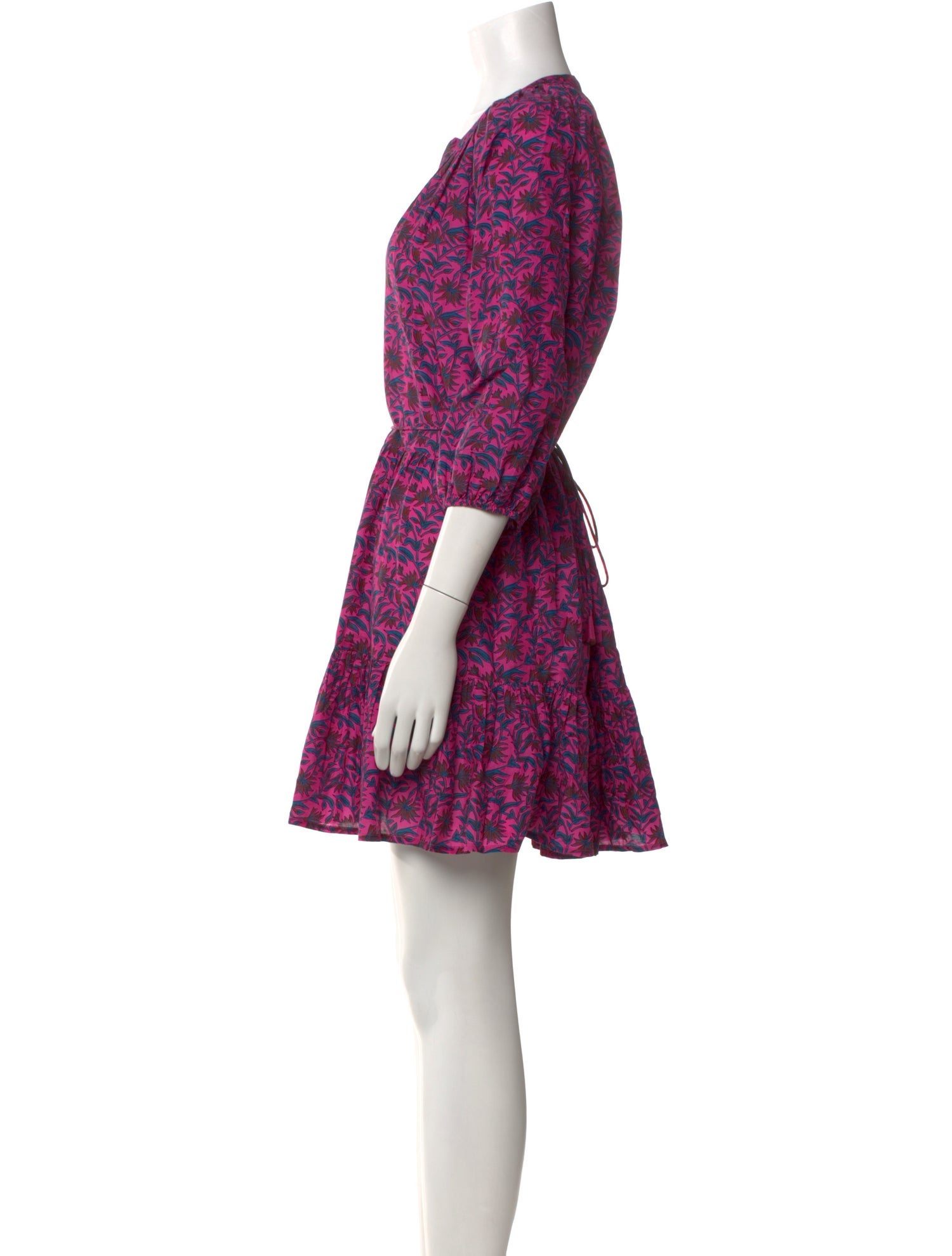 Apiece Apart Floral Print Mini Dress