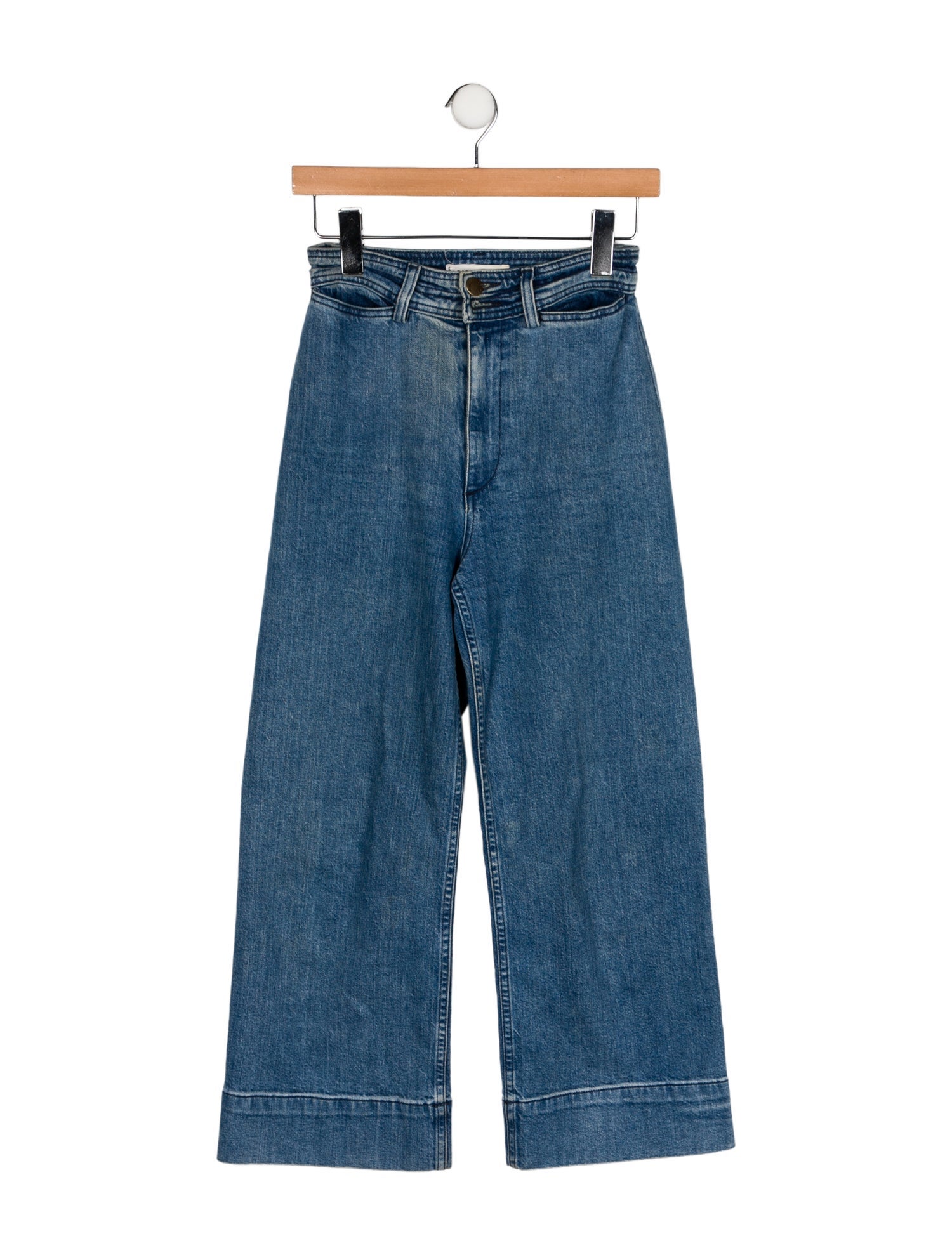 Apiece Apart High-Rise Wide Leg Jeans