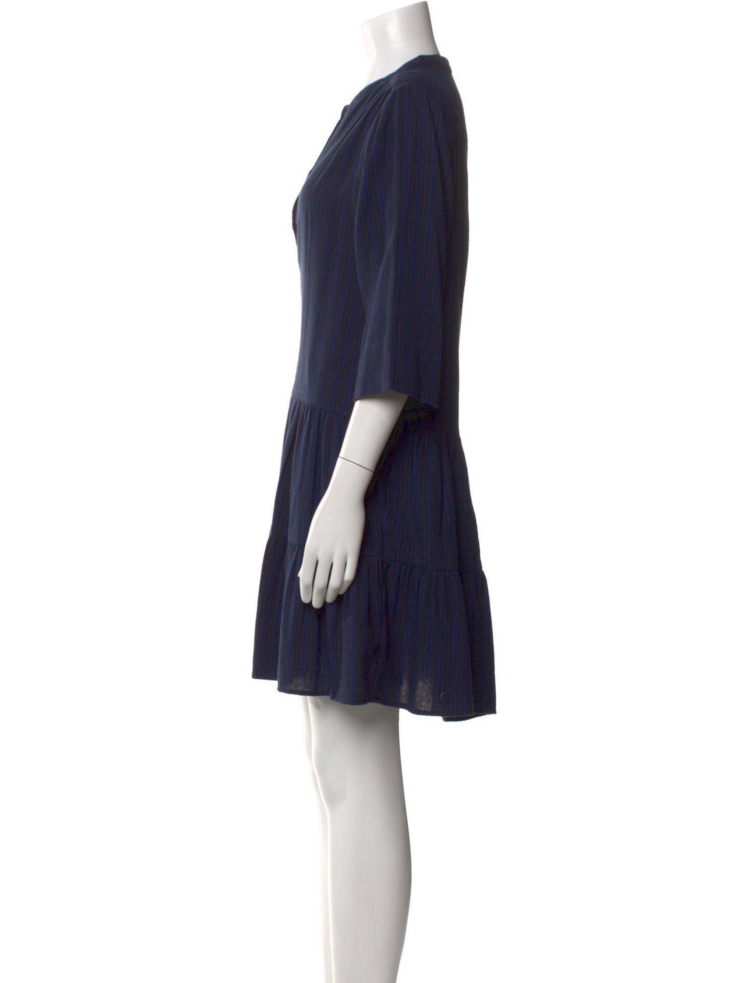 Apiece Apart Crew Neck Knee-Length Dress