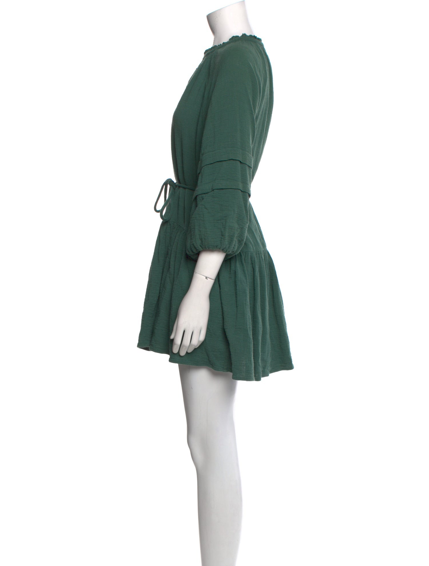 Apiece Apart Crew Neck Mini Dress