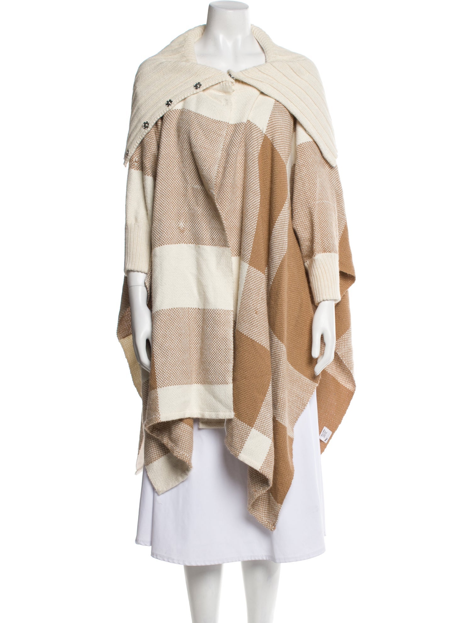 Apiece Apart Alpaca Plaid Print Sweater