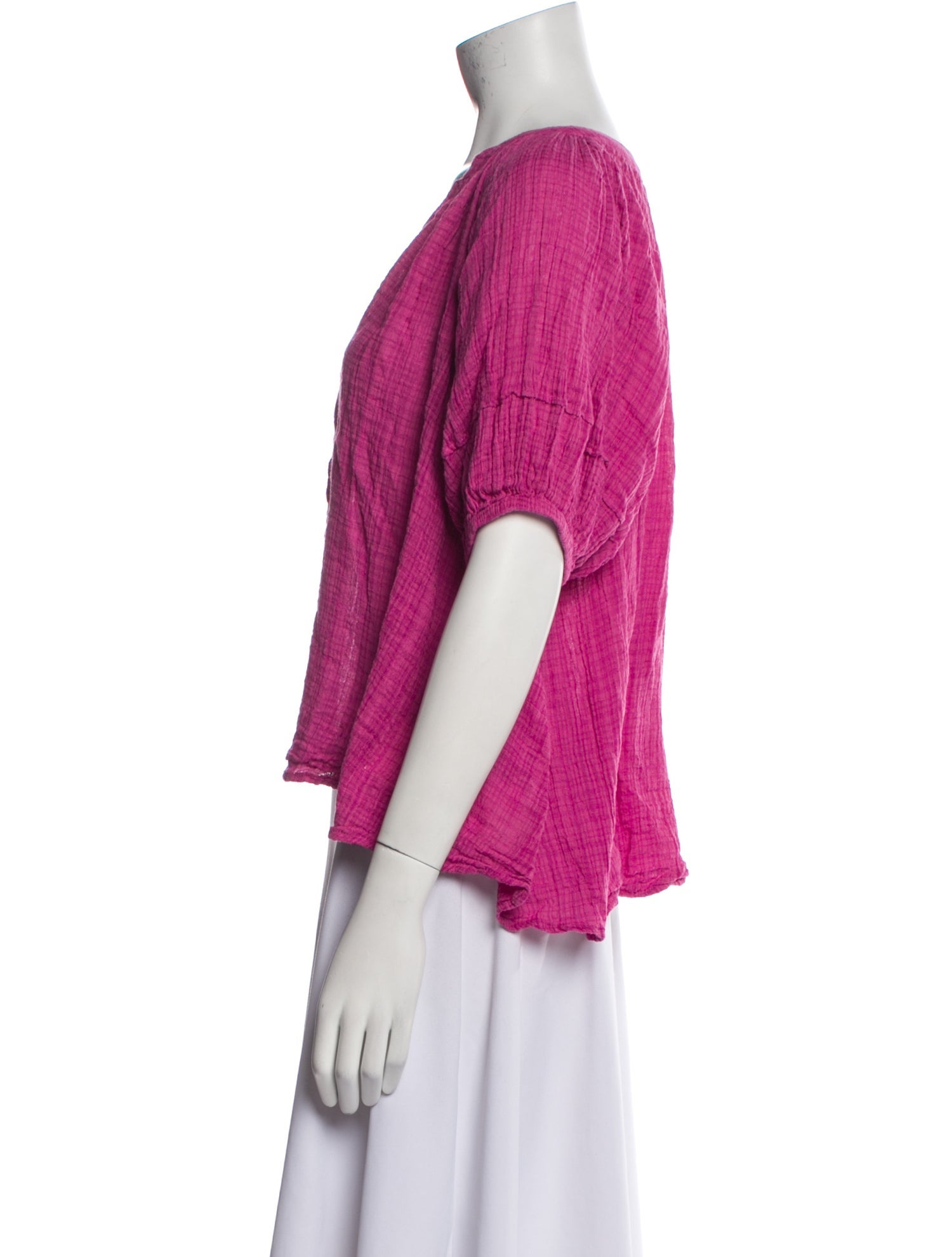 Apiece Apart Silk V-Neck Blouse