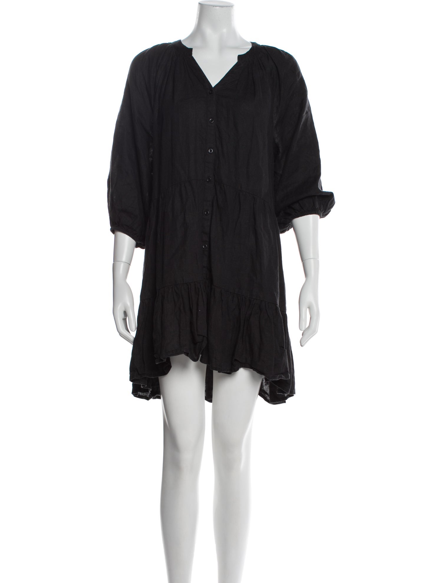 Apiece Apart Linen Mini Dress