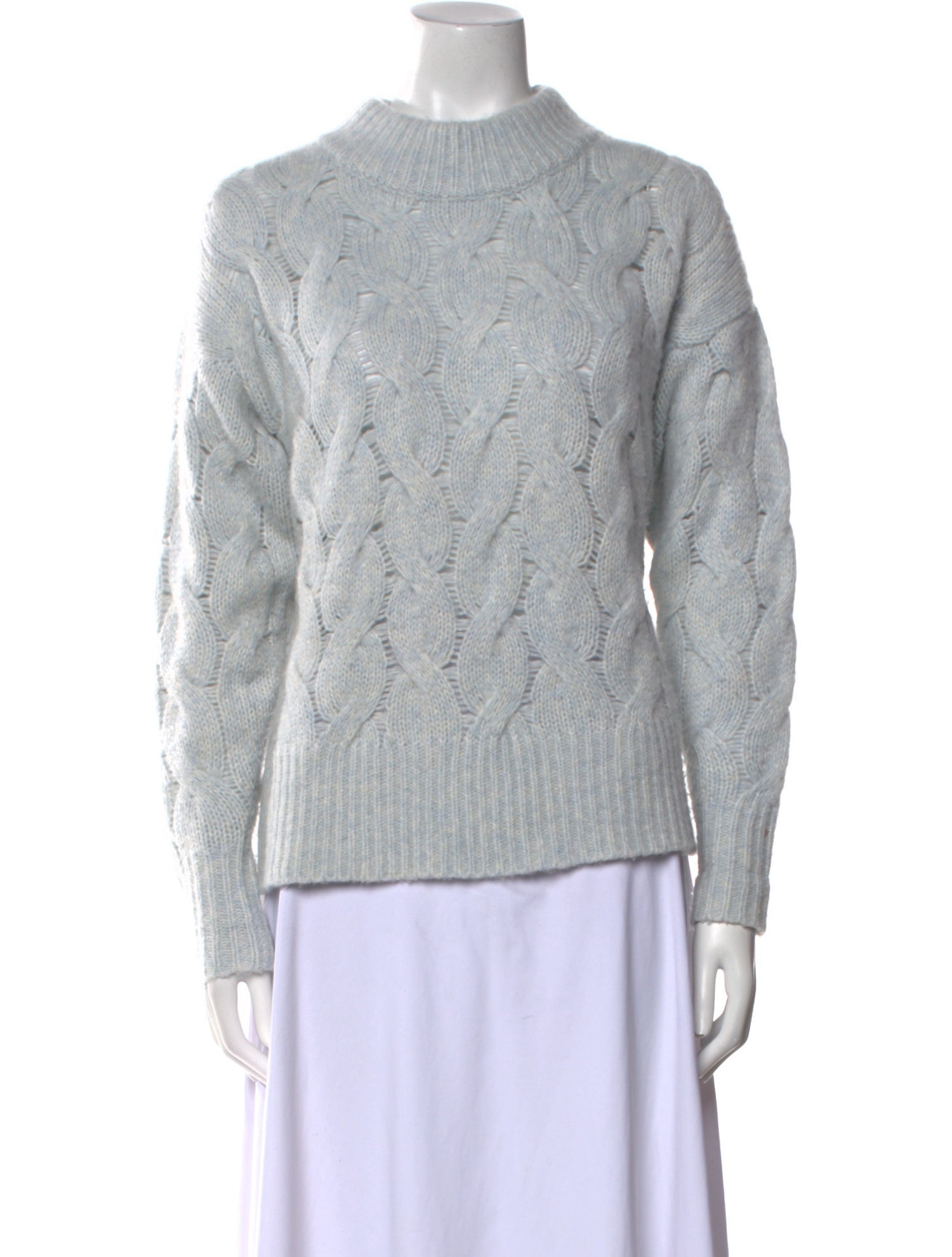 Apiece Apart Cashmere Mock Neck Sweater