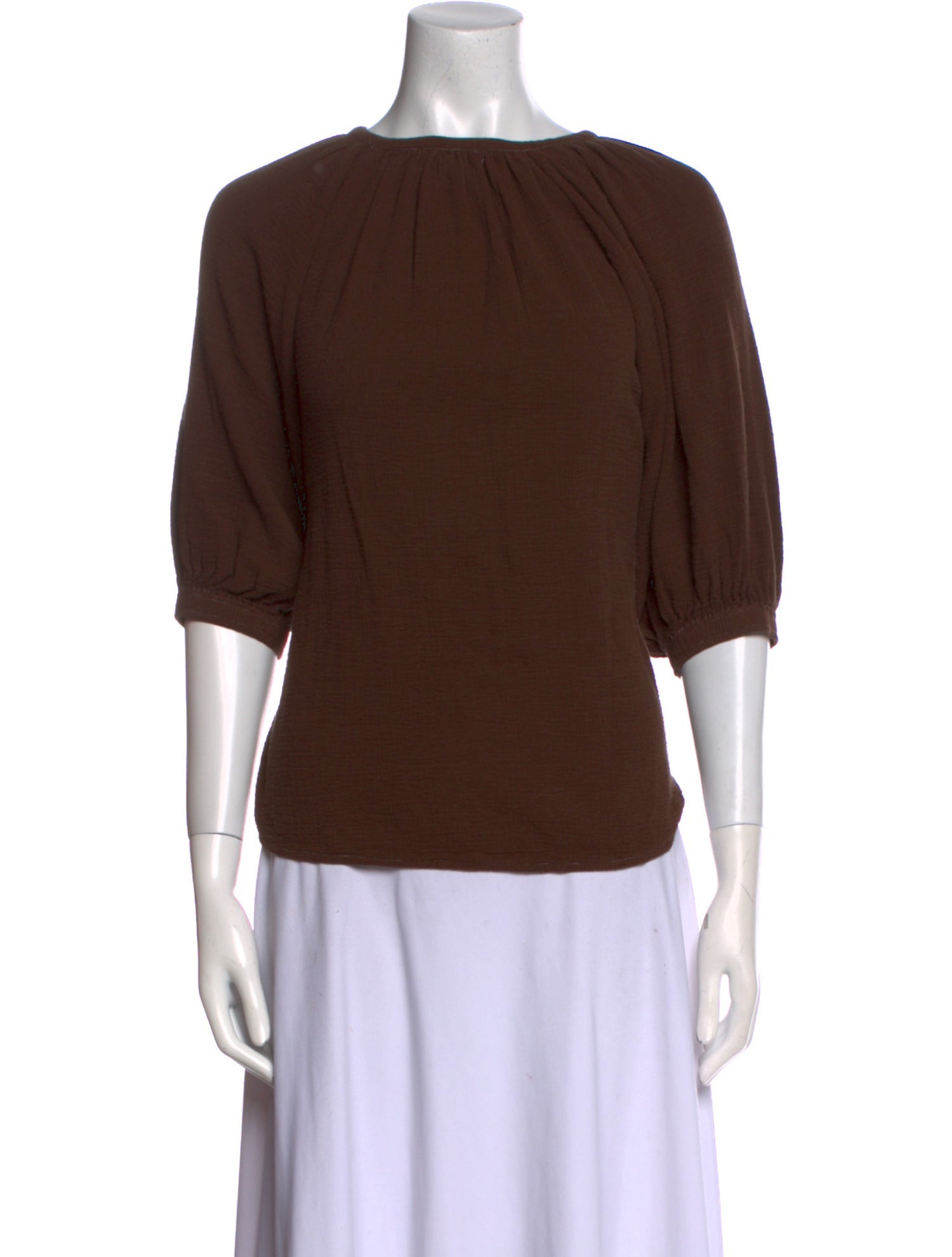 Apiece Apart Cashmere Bateau Neckline Top