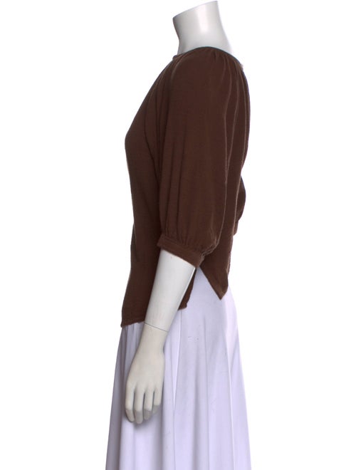 Apiece Apart Cashmere Bateau Neckline Top