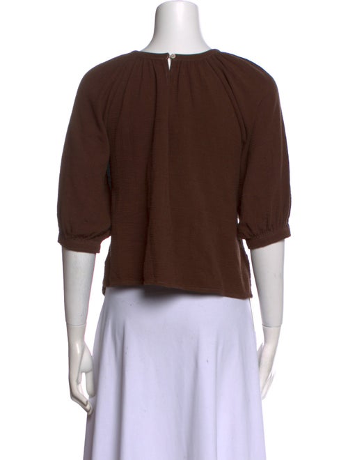 Apiece Apart Cashmere Bateau Neckline Top