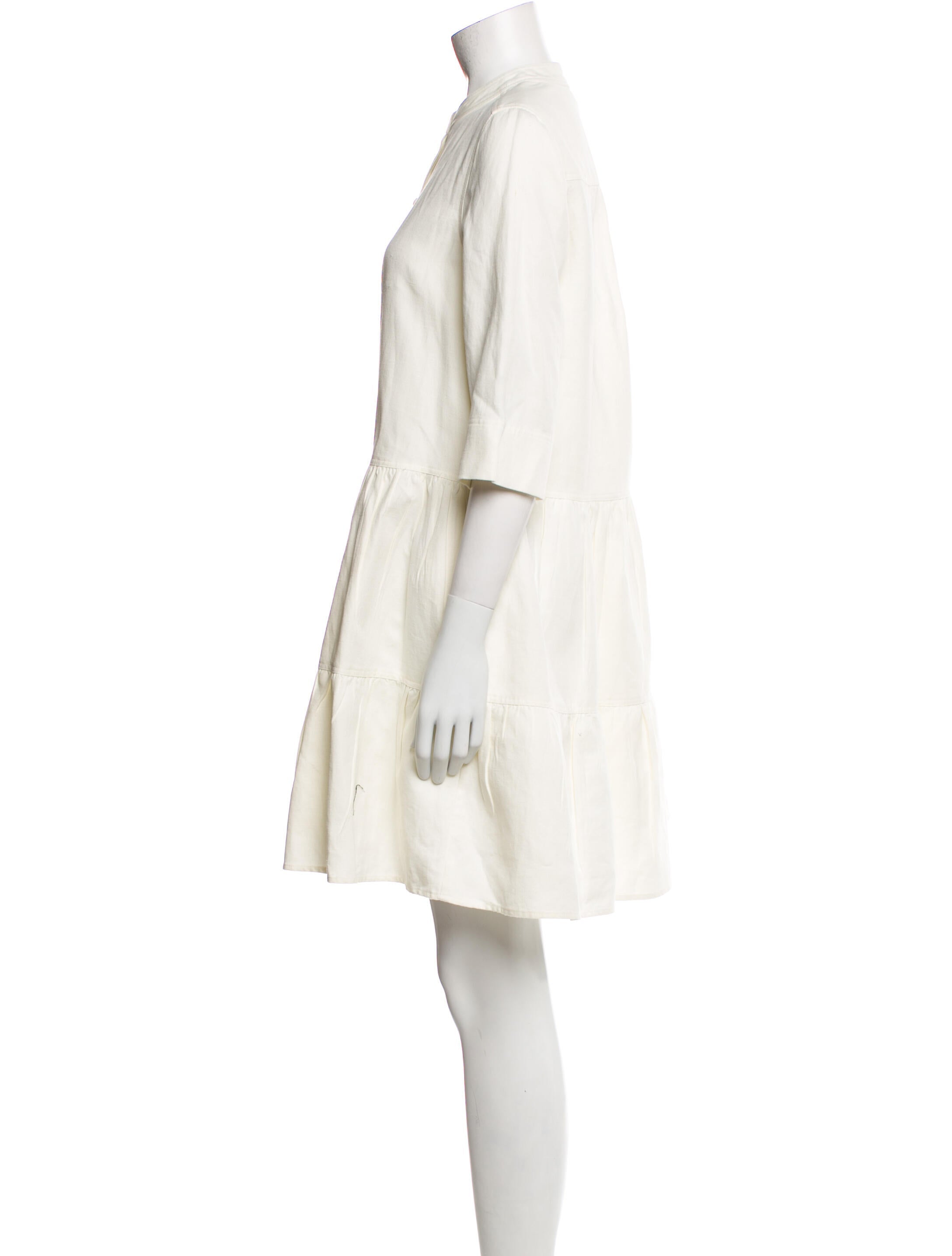Apiece Apart Linen Mini Dress