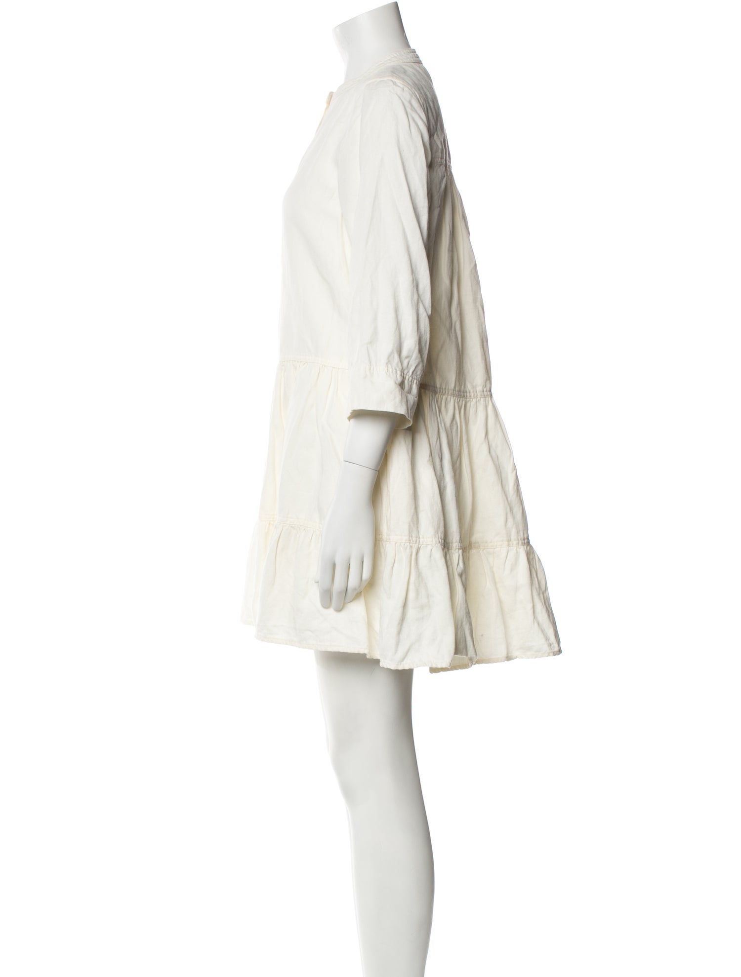 Apiece Apart Linen Mini Dress