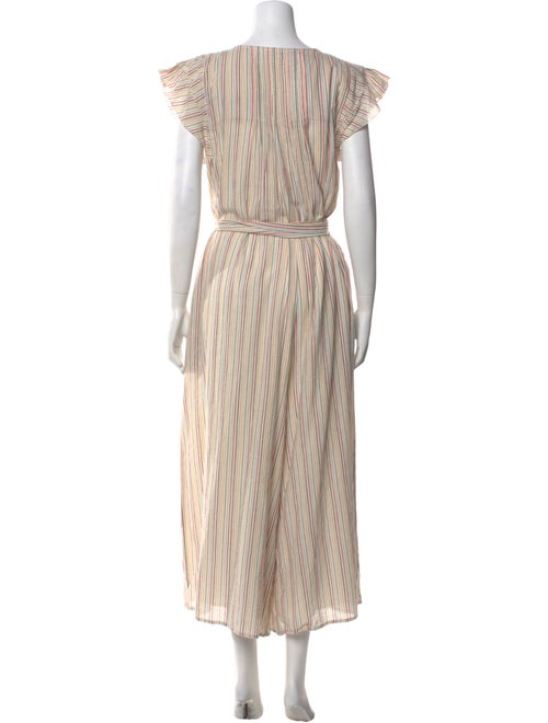 Apiece Apart Striped Scoop Neck Jumpsuit