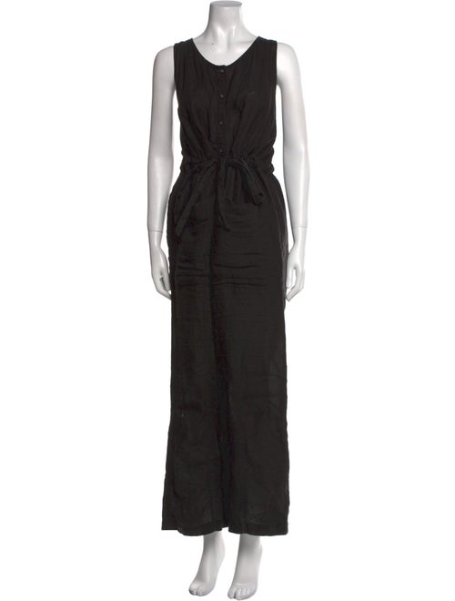 Apiece Apart Linen Scoop Neck Jumpsuit