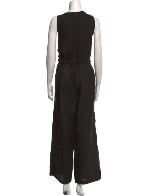 Apiece Apart Linen Scoop Neck Jumpsuit