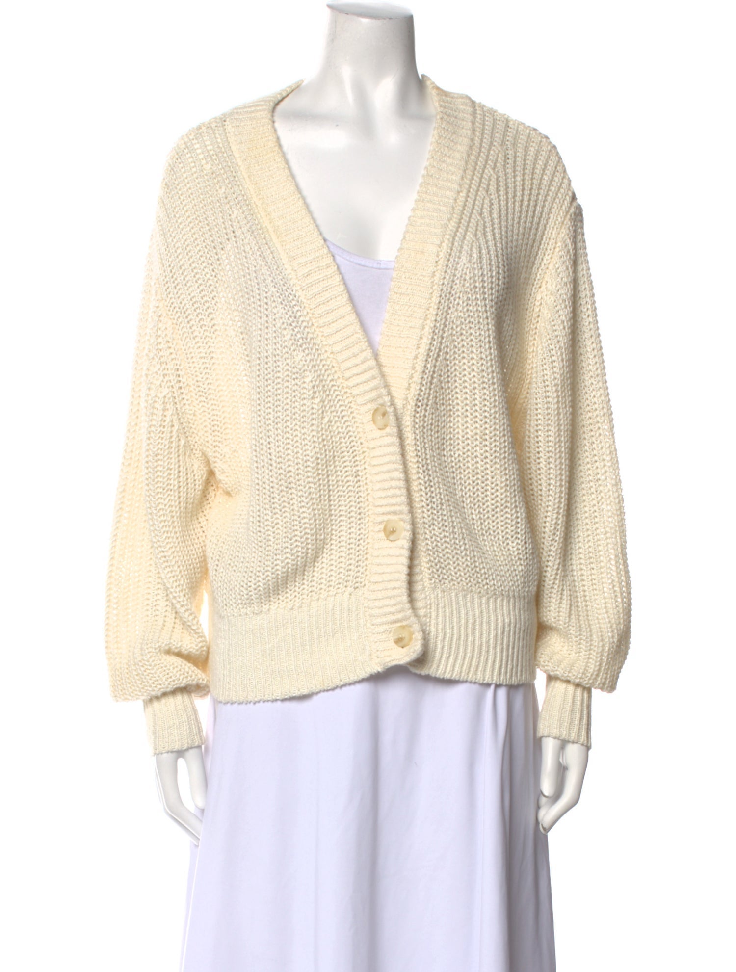 Apiece Apart Linen V-Neck Sweater
