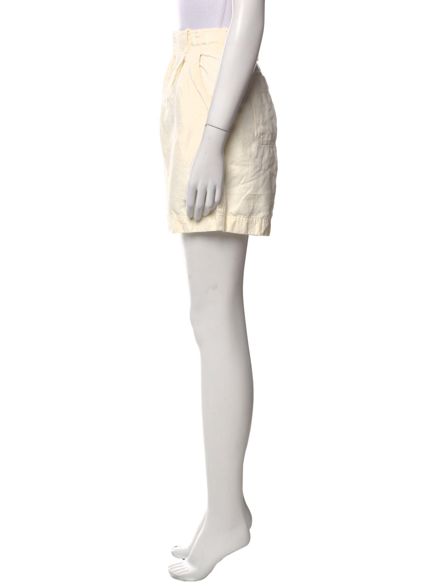 Apiece Apart Linen Mini Shorts