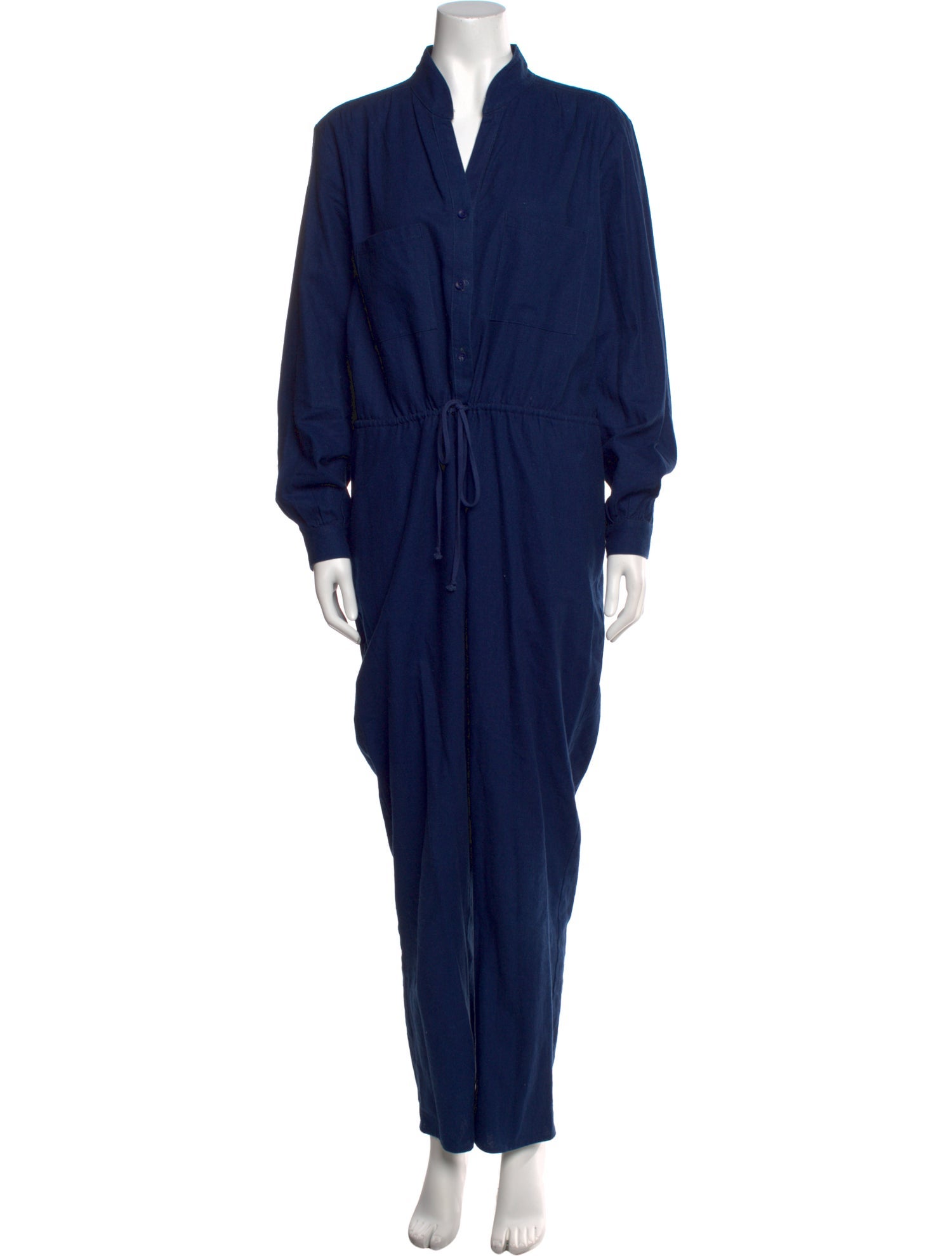 Apiece Apart Linen V-Neck Jumpsuit