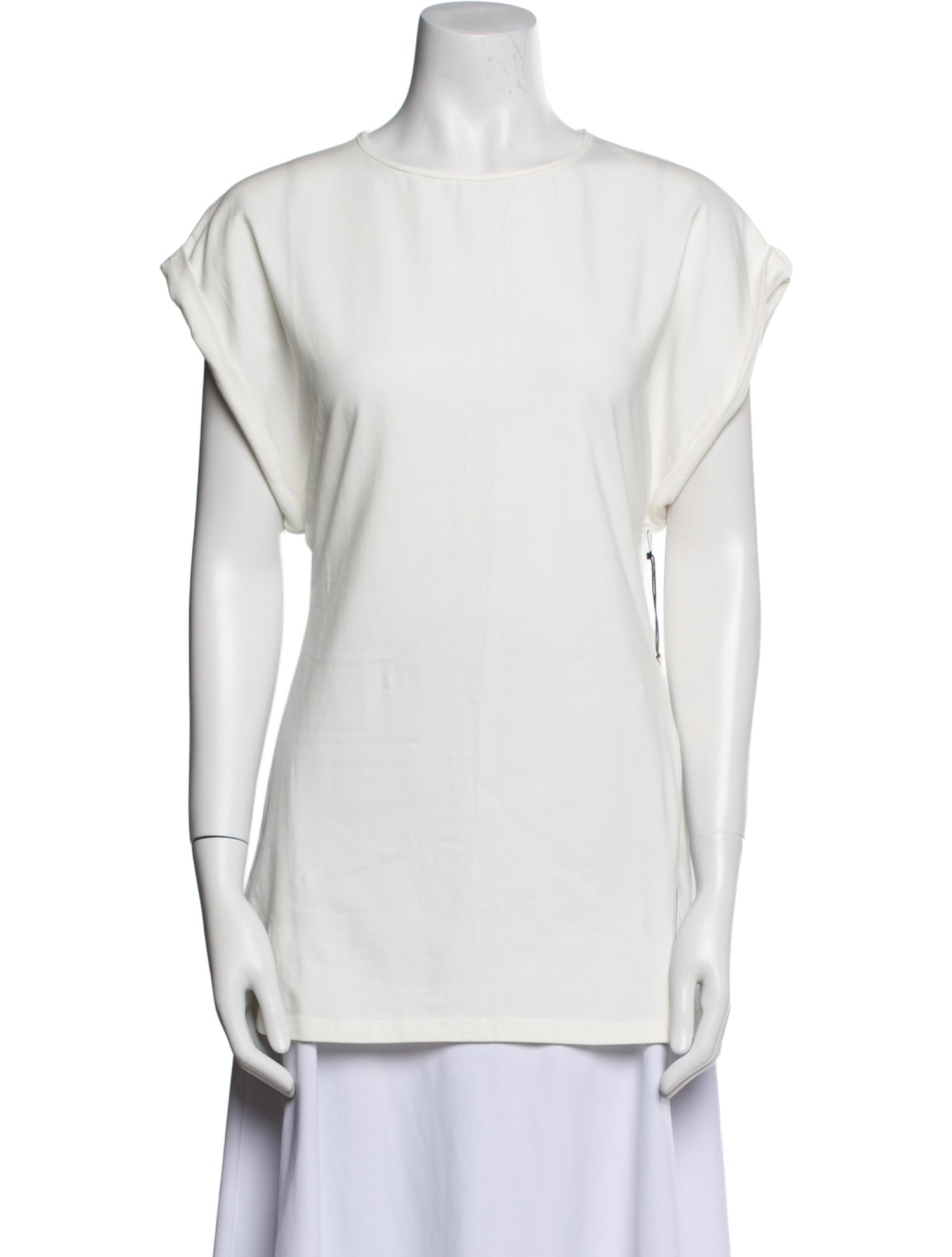 Apiece Apart Bateau Neckline Short Sleeve Top