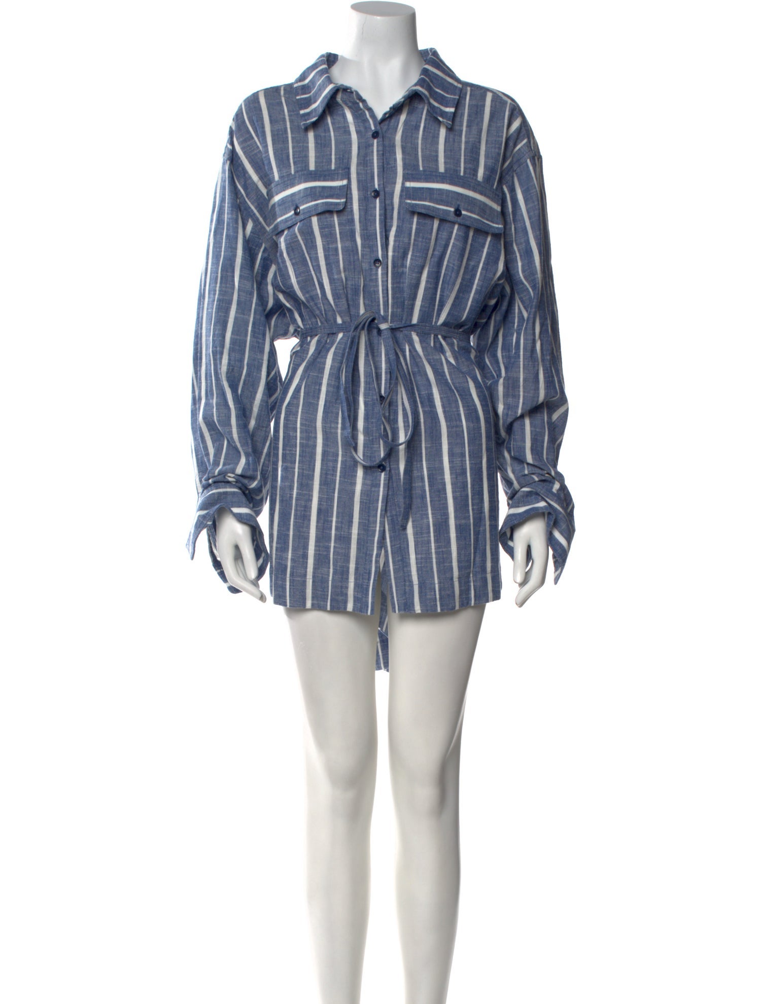 Apiece Apart Striped Mini Dress