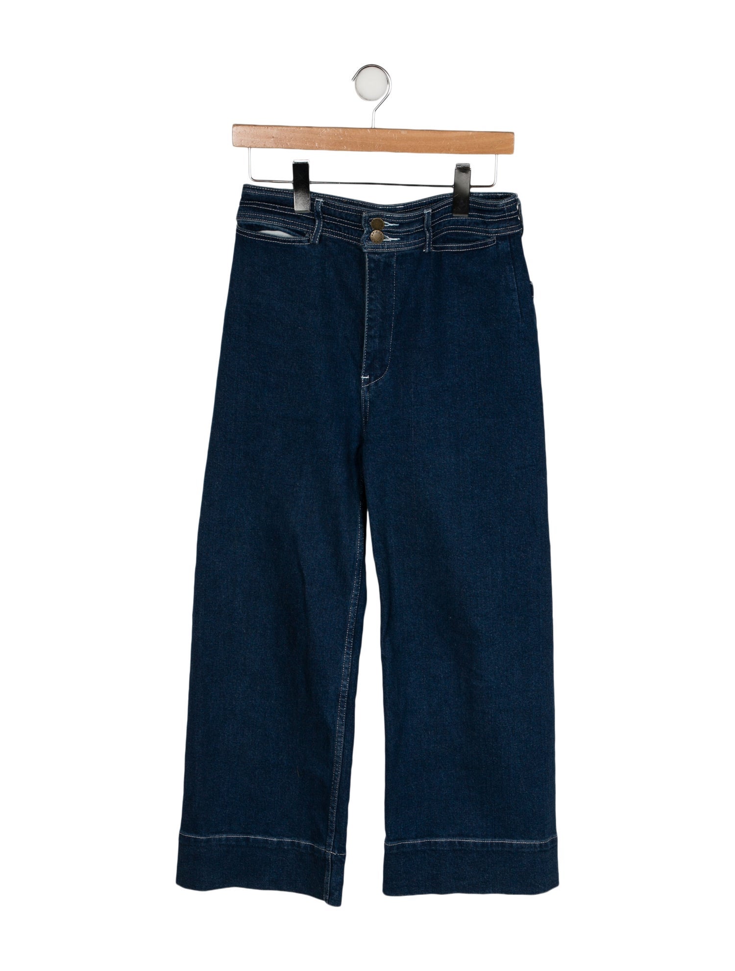 Apiece Apart High-Rise Wide Leg Jeans
