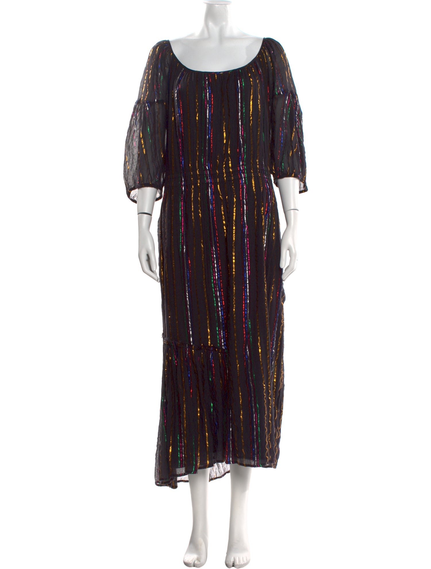 Apiece Apart Striped Long Dress