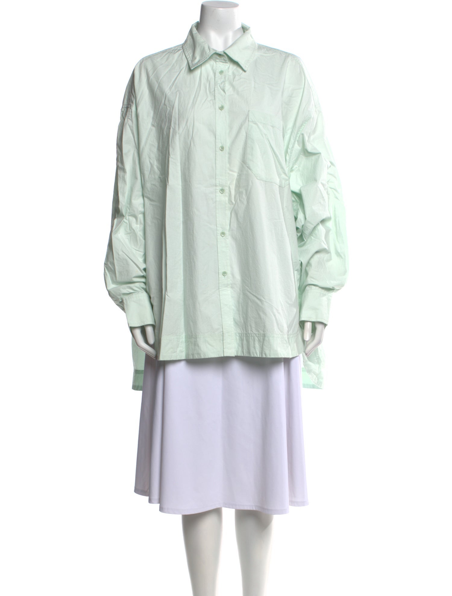 Apiece Apart Long Sleeve Button-Up Top