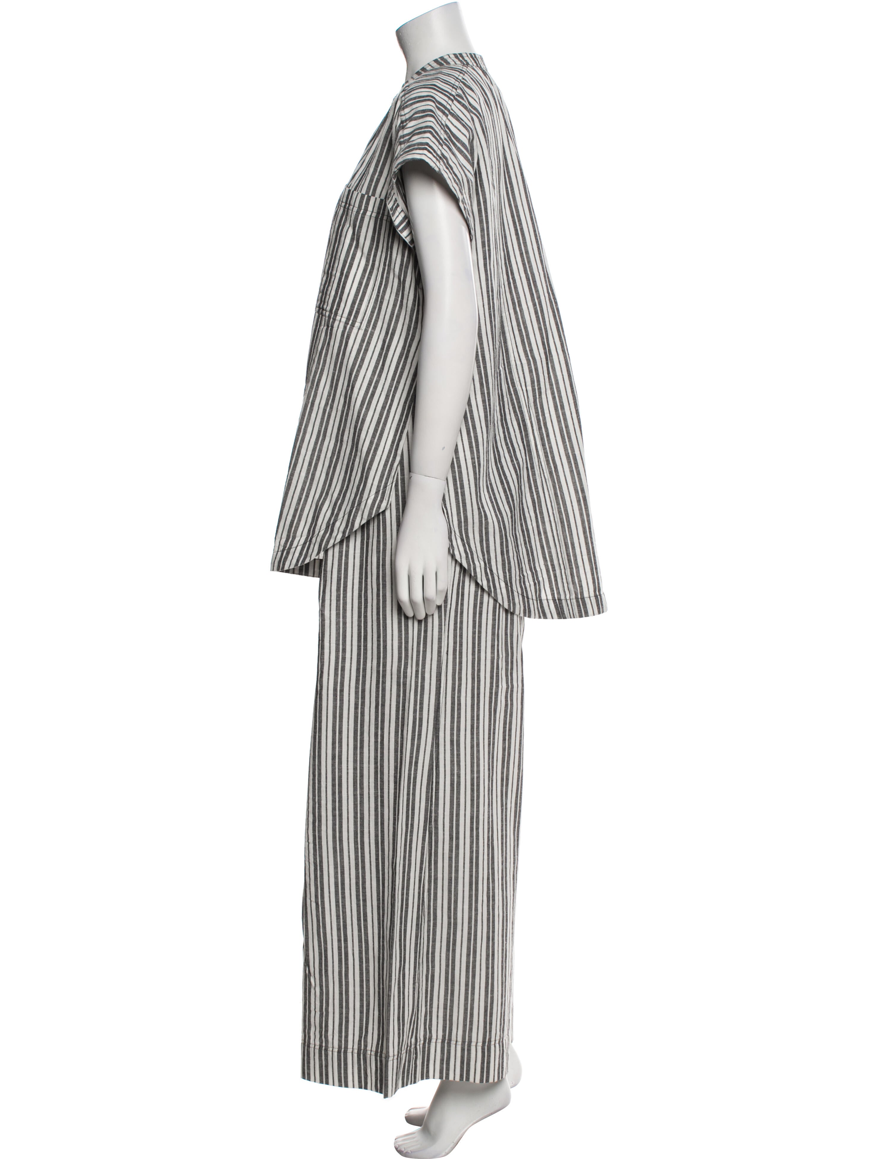 Apiece Apart Striped Pantsuit