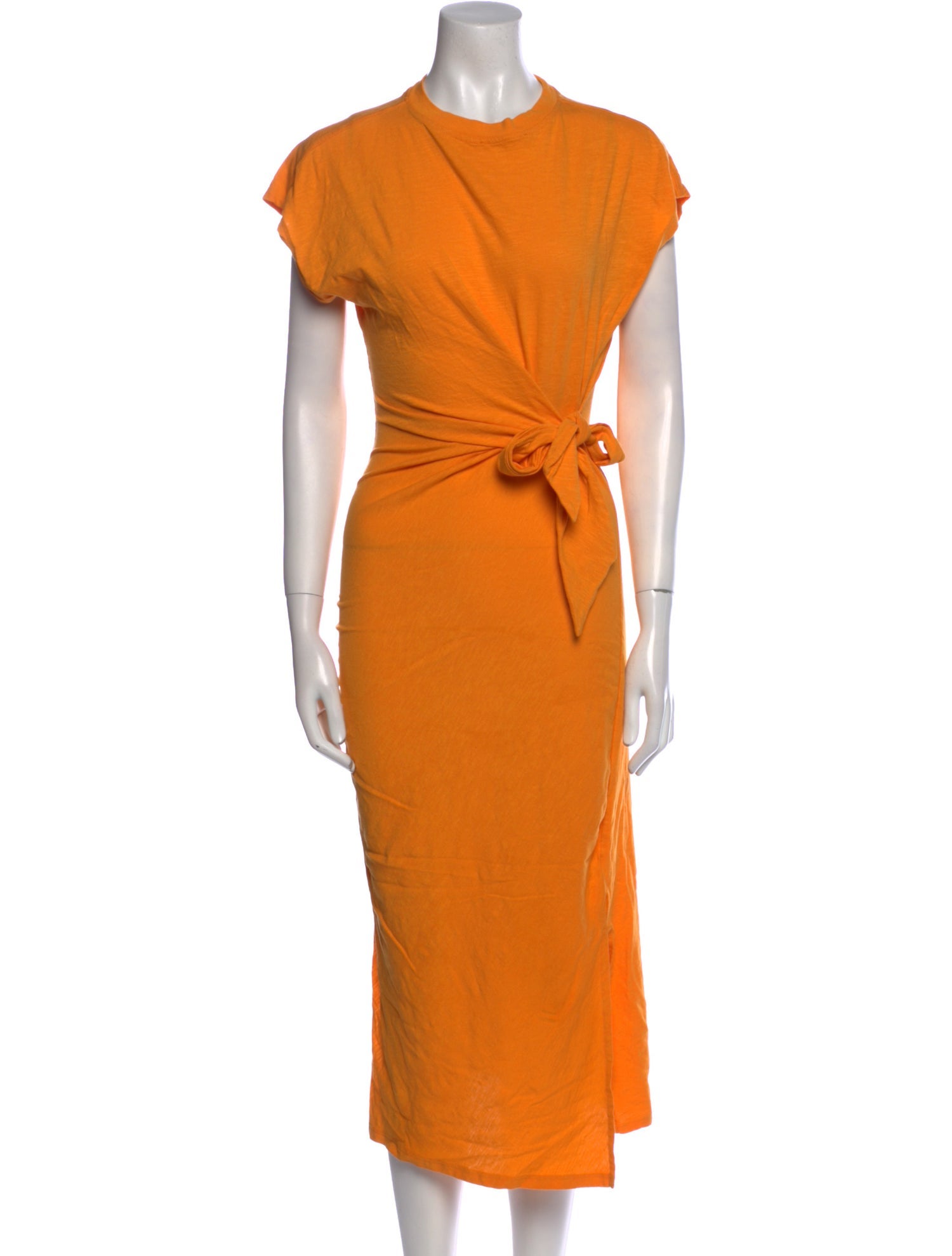 Apiece Apart Crew Neck Midi Length Dress