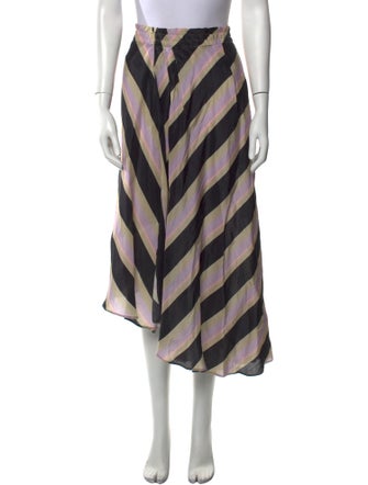 Apiece Apart Linen Midi Length Skirt